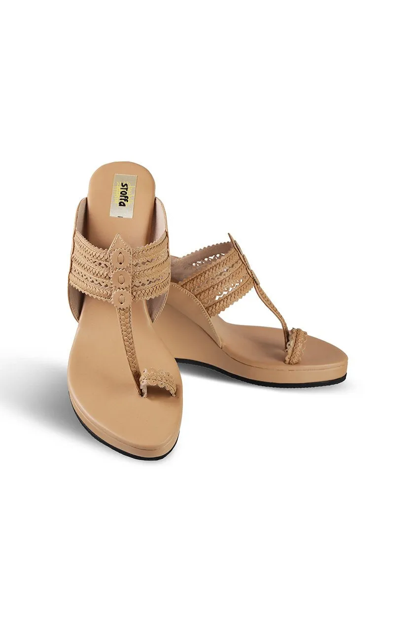 Classic High K Wedge Champagne