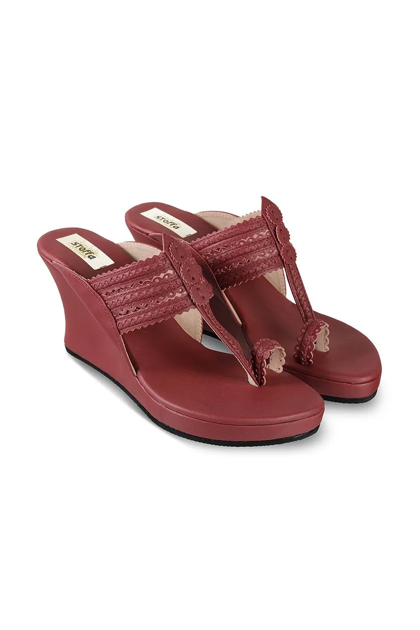 Classic High K Wedge Champagne