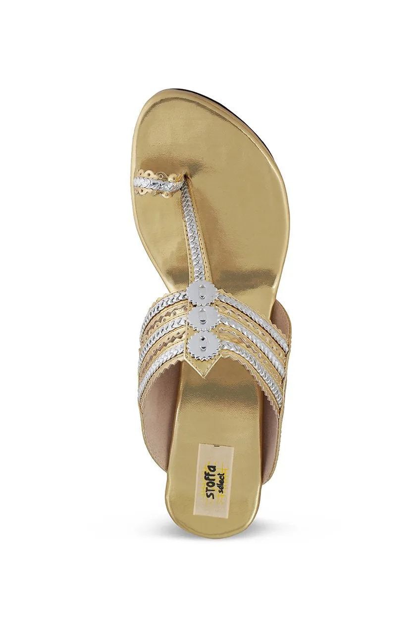 Classic High K Wedge Champagne