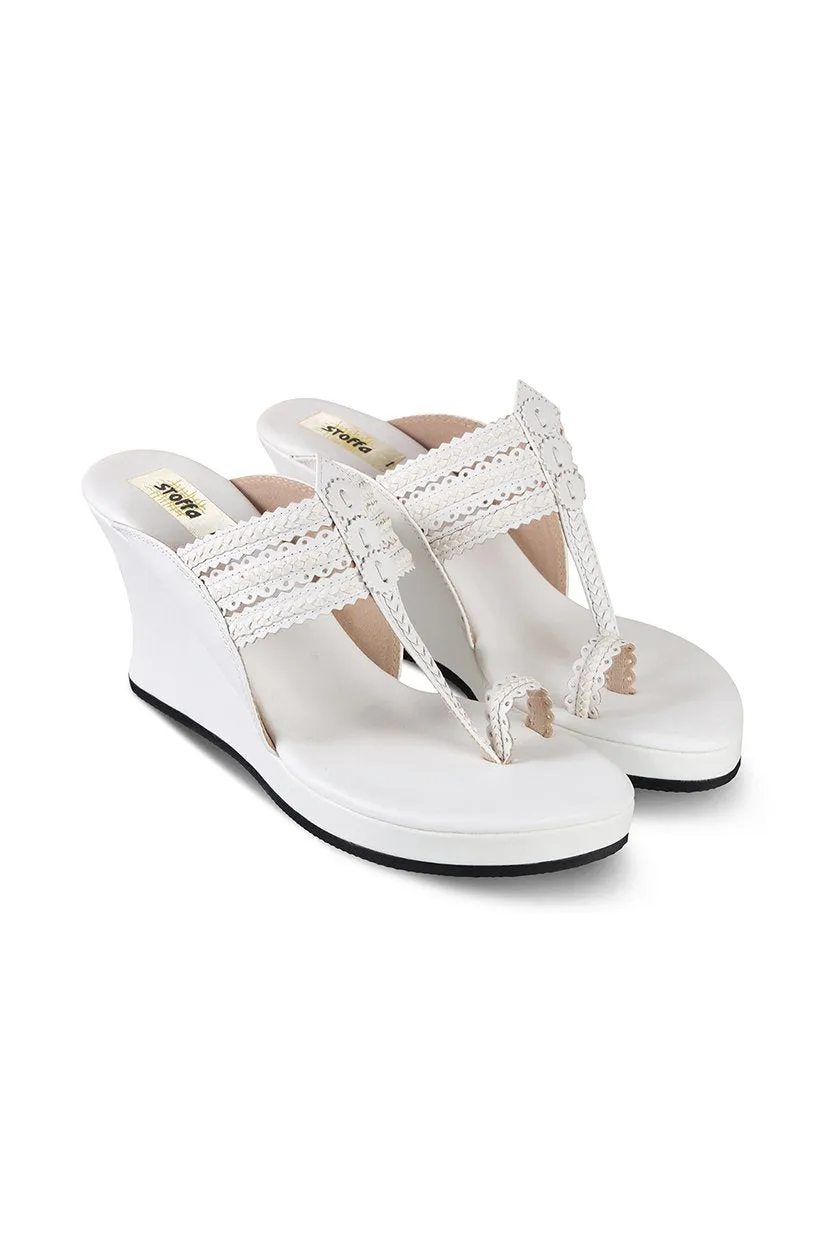 Classic High K Wedge Champagne
