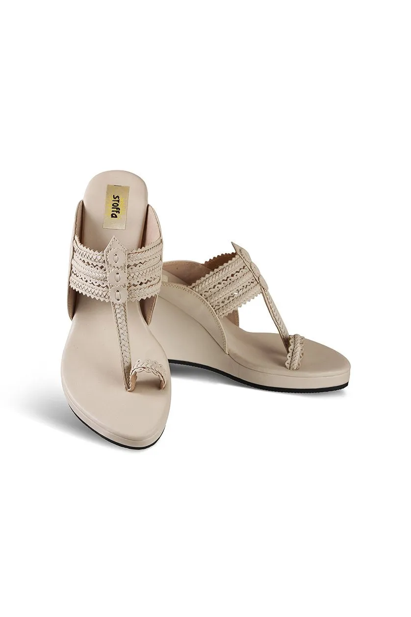 Classic High K Wedge Champagne