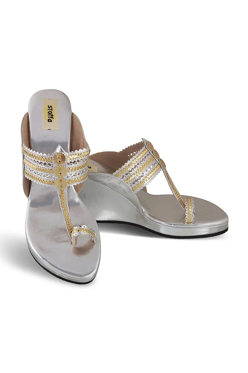 Classic High K Wedge Champagne