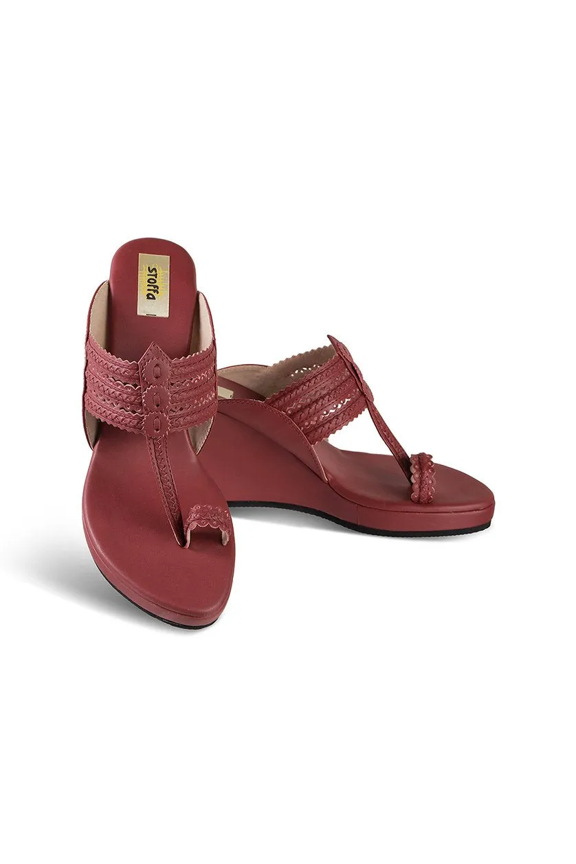Classic High K Wedge Champagne