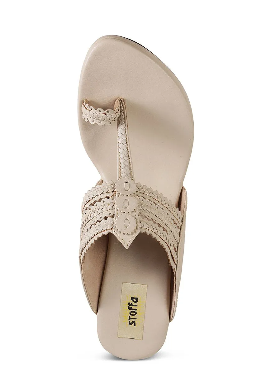 Classic High K Wedge Champagne