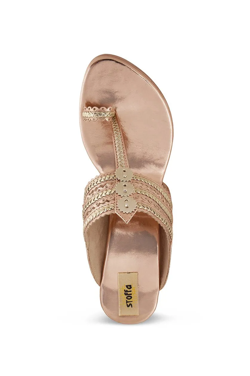 Classic High K Wedge Champagne