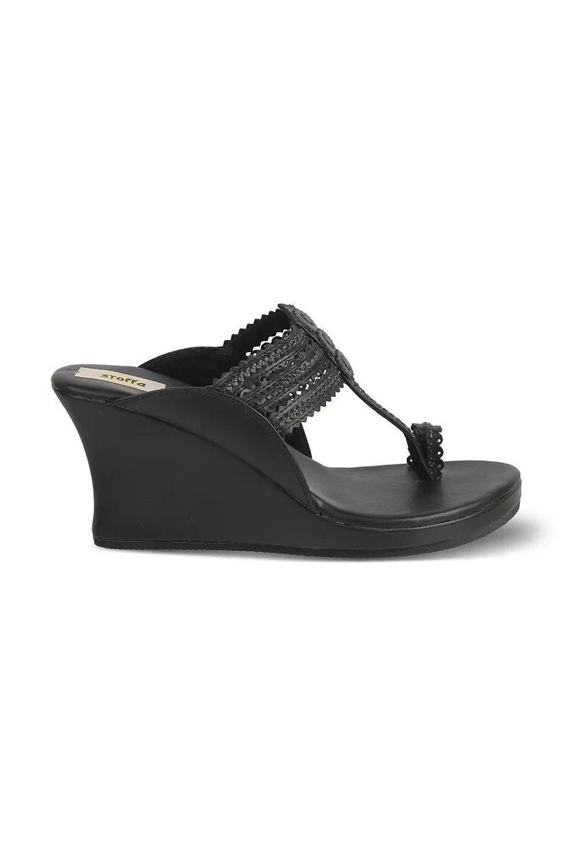 Classic High K Wedge Champagne