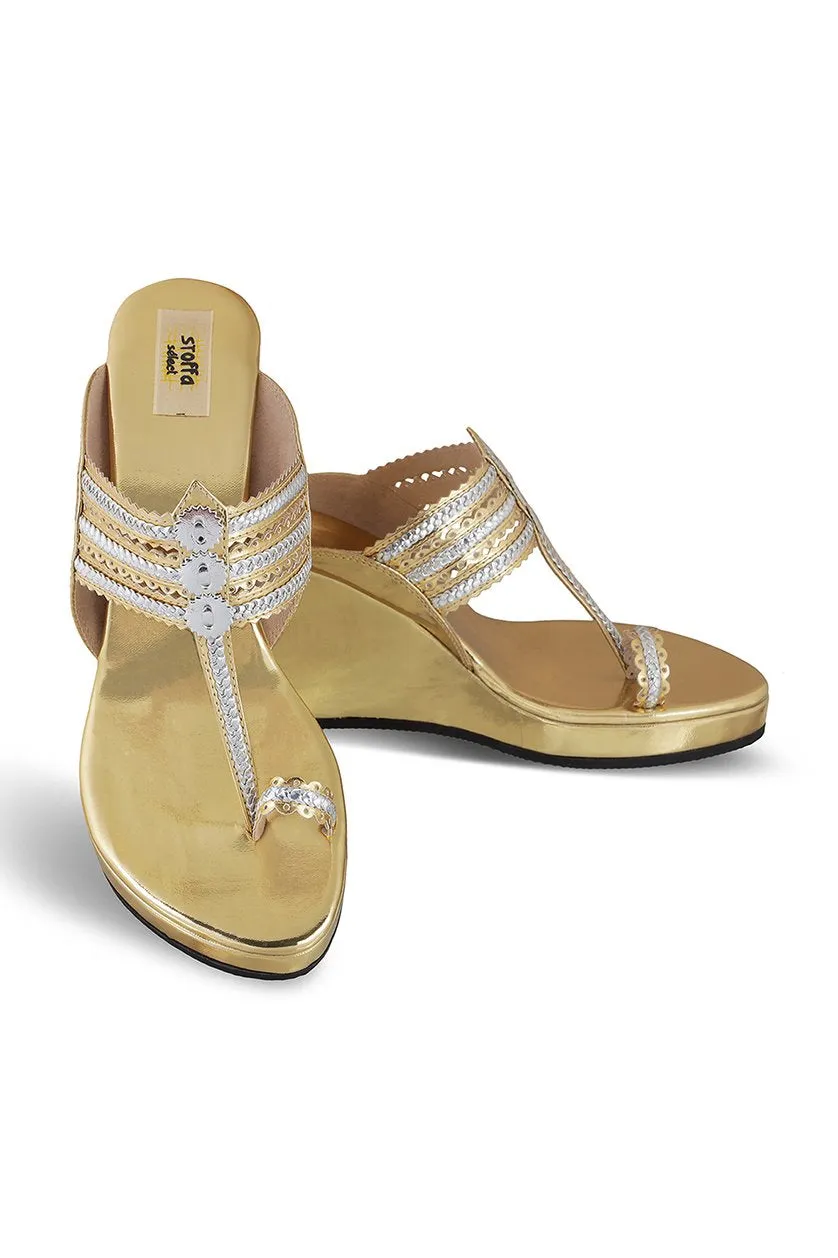 Classic High K Wedge Rose Gold