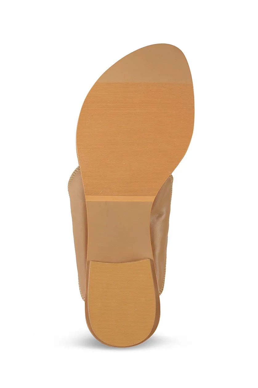 Classic K Flats Antique Gold