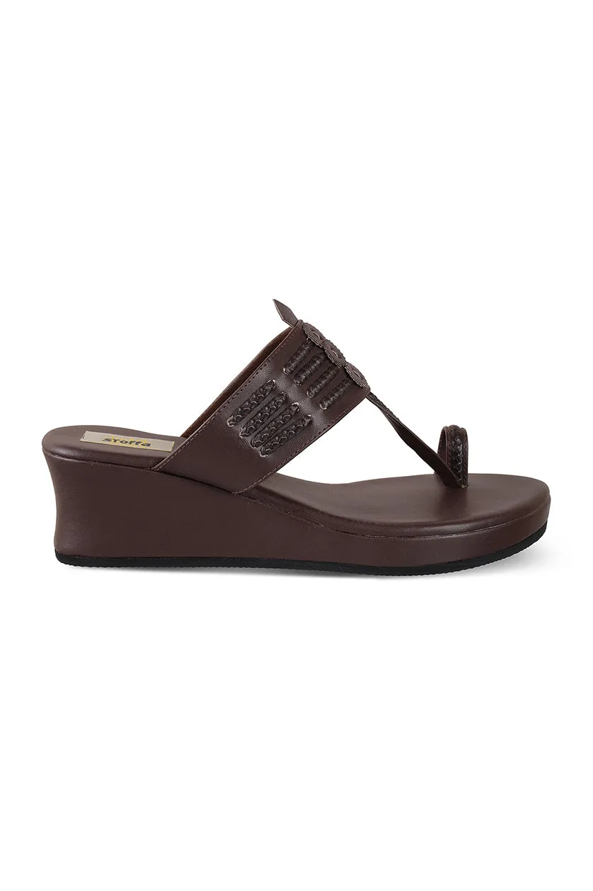 Classic Low K Wedge Maroon