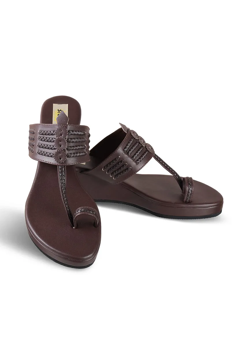 Classic Low K Wedge Maroon