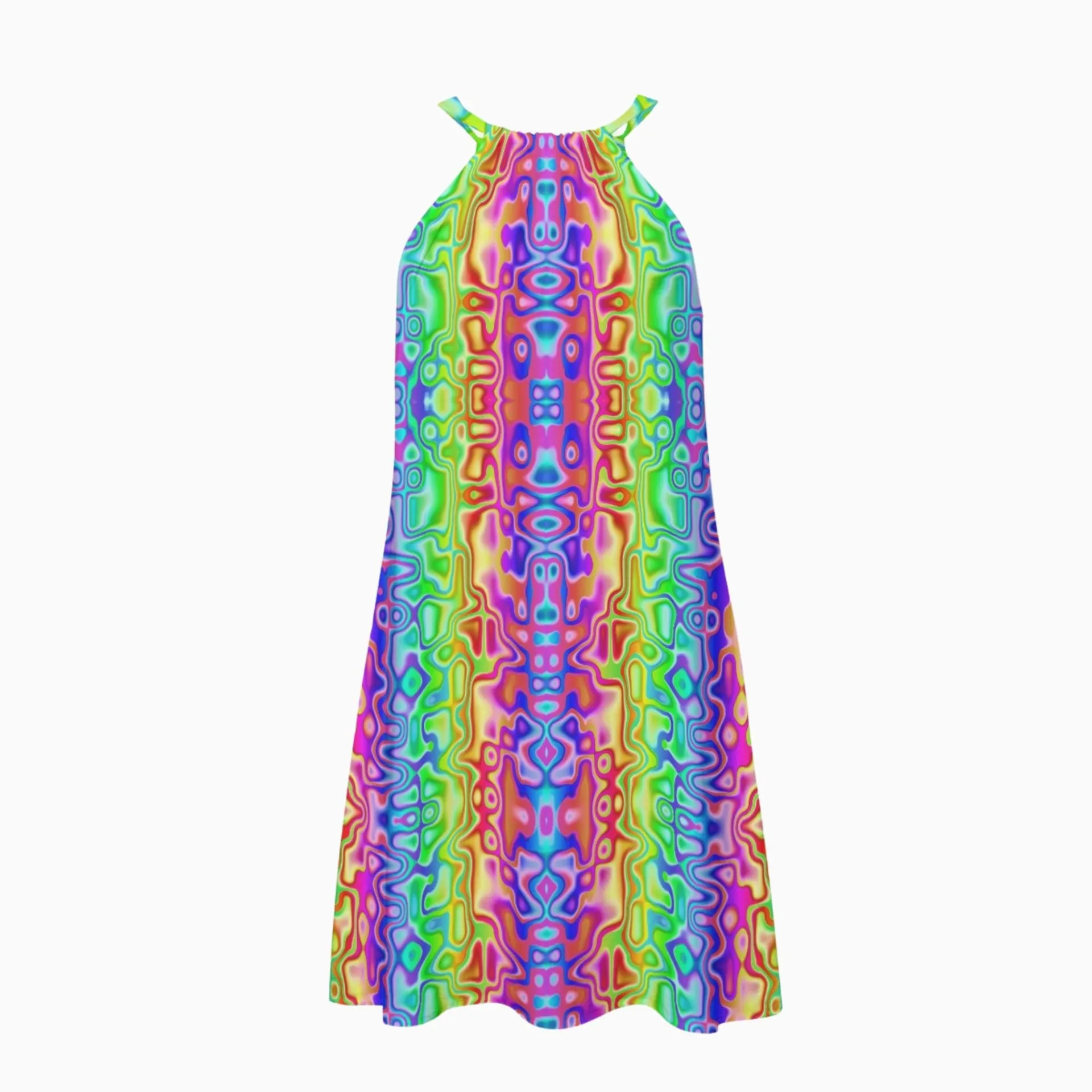 Cyber Rainbow Sundress