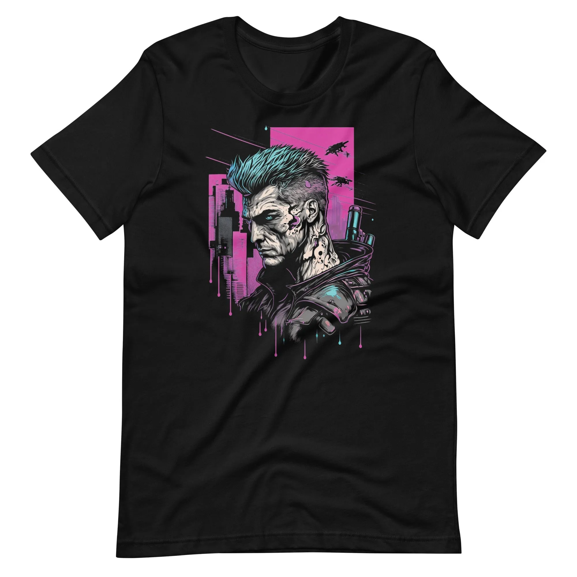 Cyberpunk Color Glitch Unisex Tee