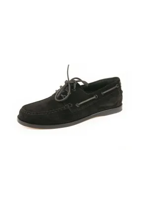 Deck 20 Suede Loafer - Black