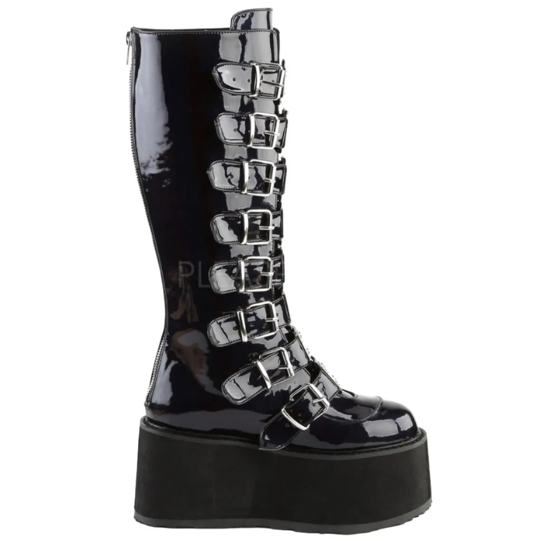 DemoniaCult DAMNED-318 Boots Hologram