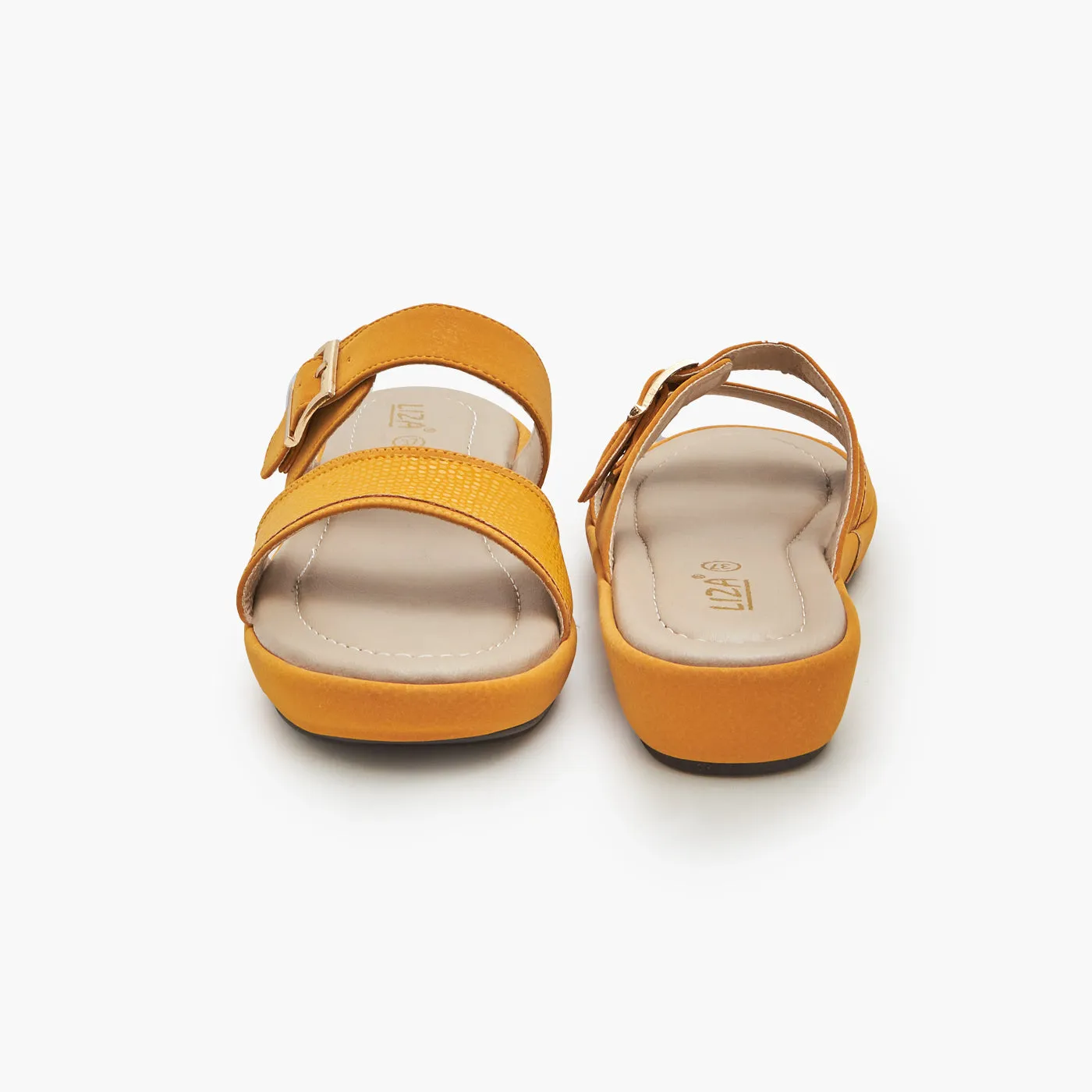 Double Strapped Slippers