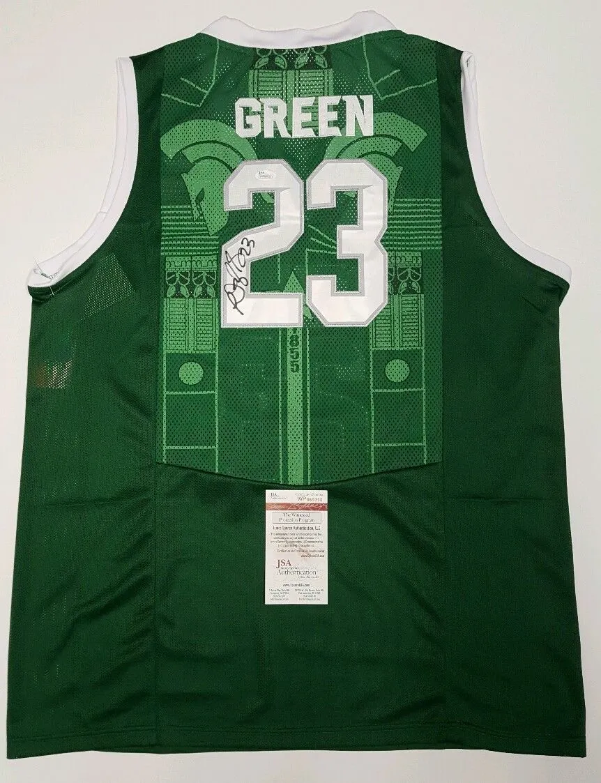 Draymond Green Signed Autographed Michigan State Spartans Basketball Jersey (JSA COA)