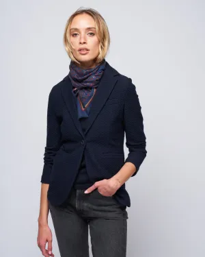 fancy waves jacket - blue