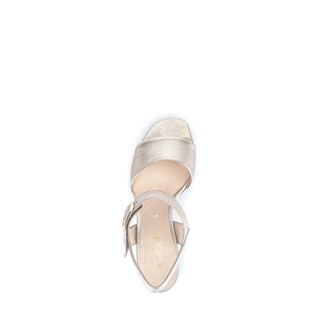 *FINAL SALE*41.700.62 - Gold Leather||*VENTE FINALE*41.700.62 - Cuir doré