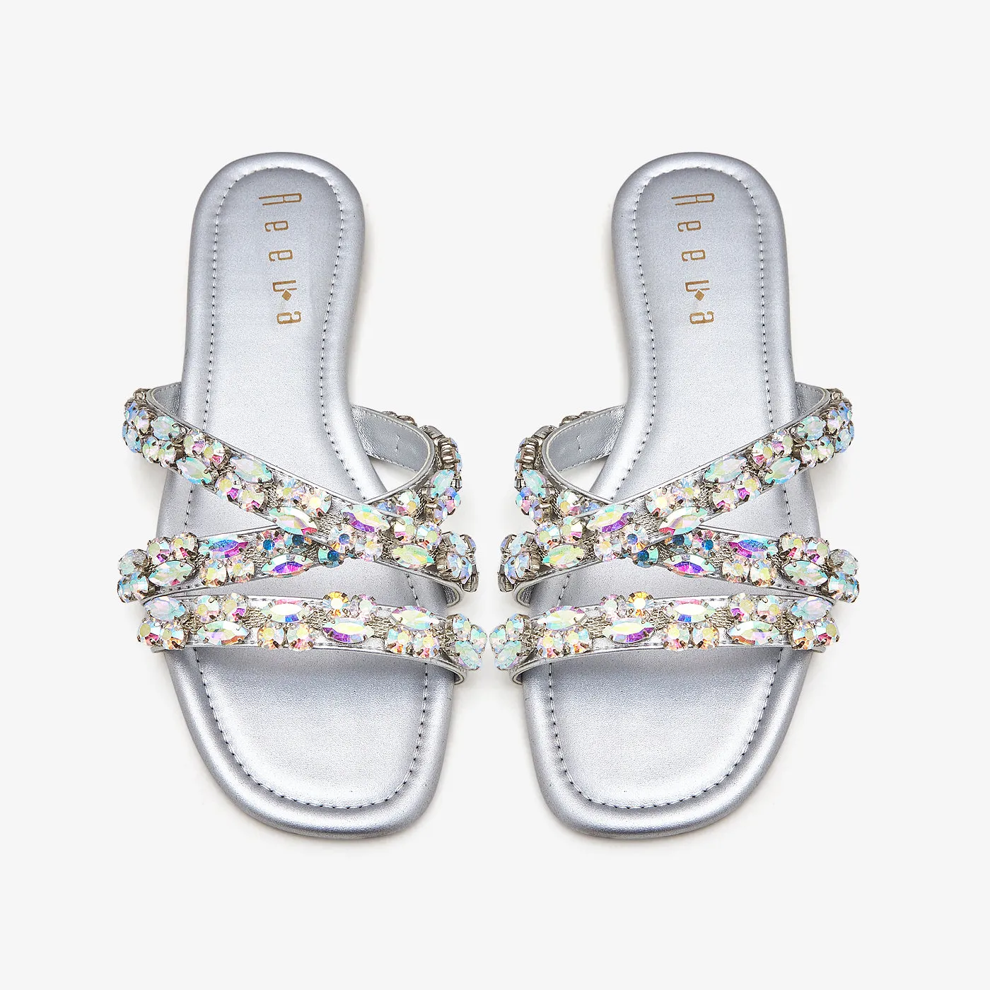 Flashy Rhinestone Flats
