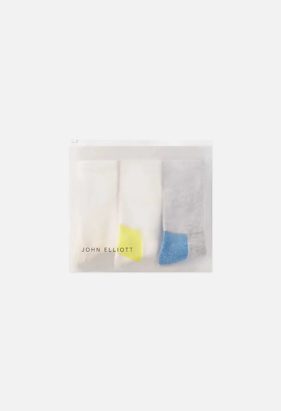 Foundation 3 Pack Mountain Socks / Yellow x Blue