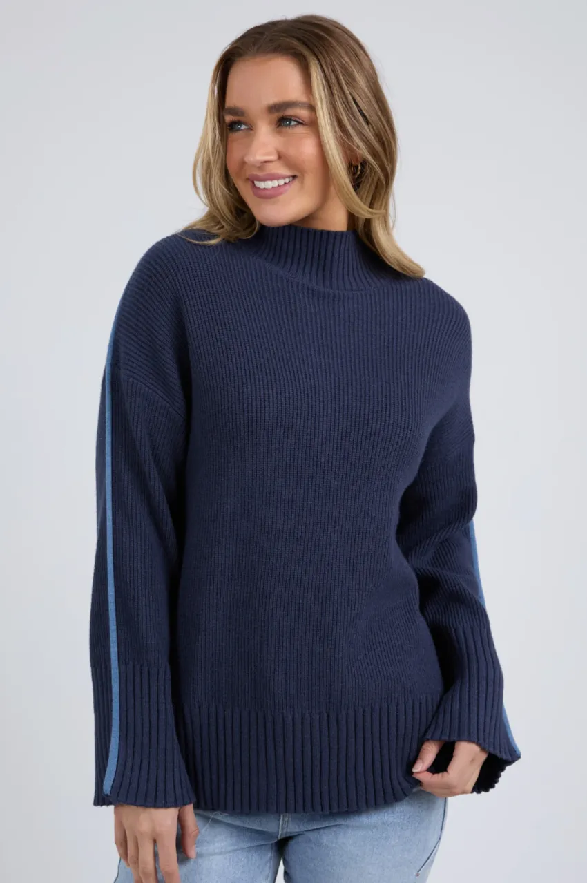 Foxwood Oliver Knit - Deep Blue