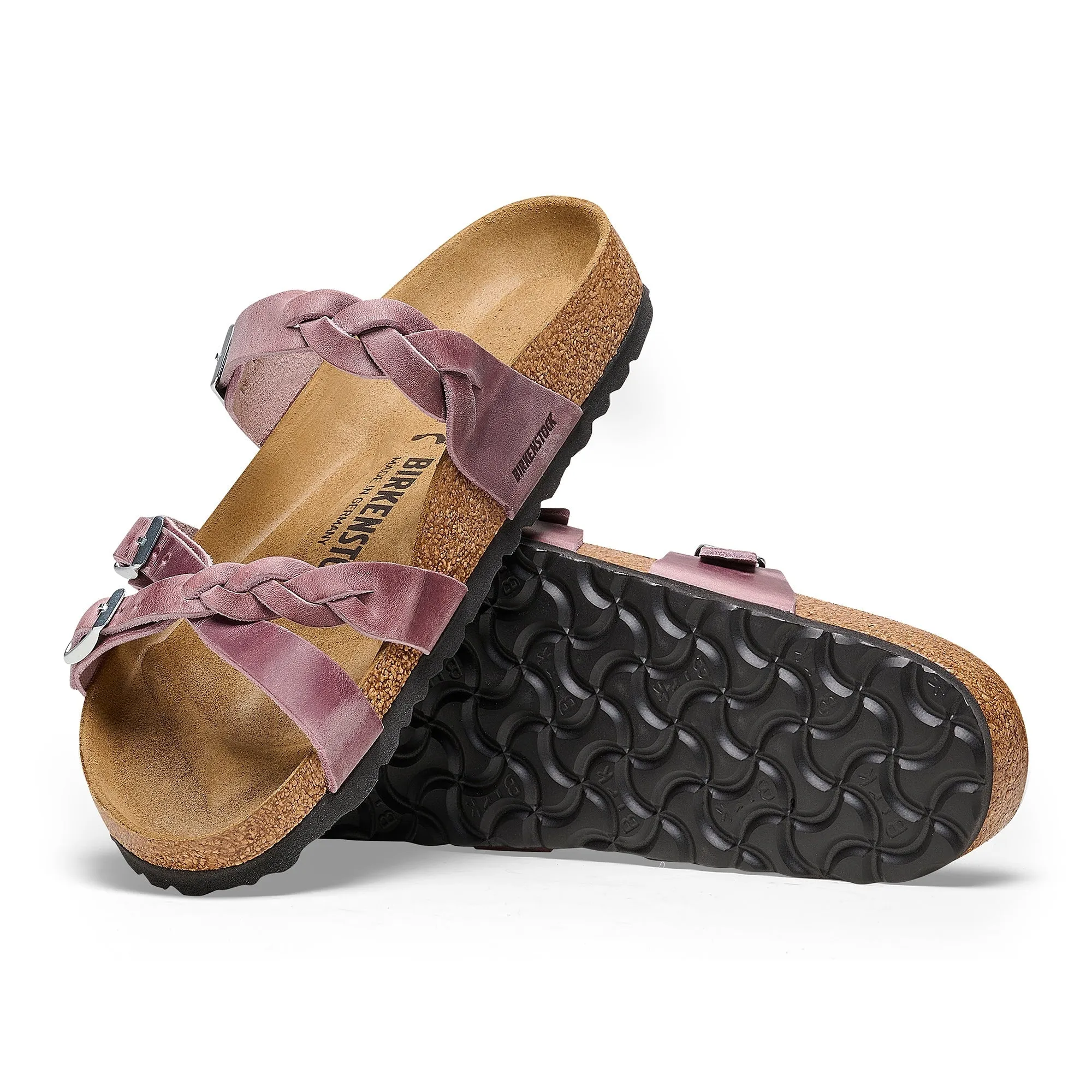 Franca Braided | Oiled Leather | Lavender