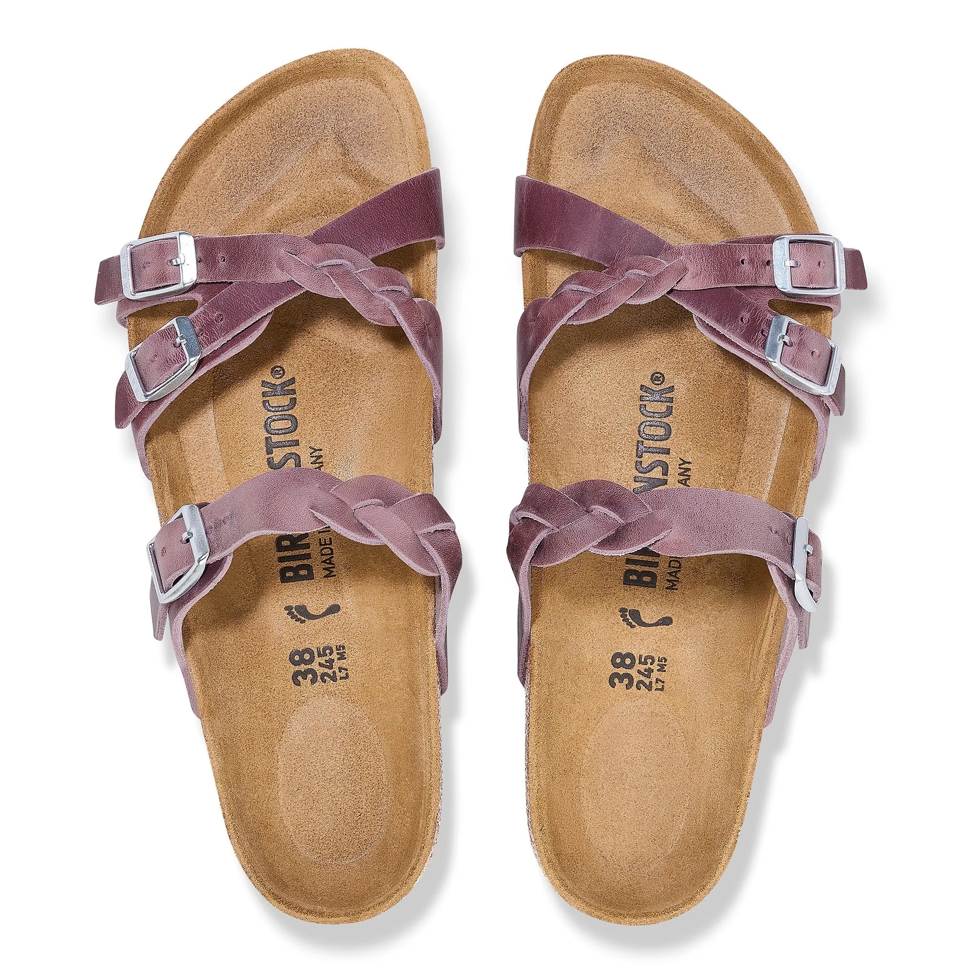 Franca Braided | Oiled Leather | Lavender