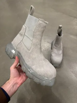 F/W 2021 Rick Owens beatle bozo pony hair boots