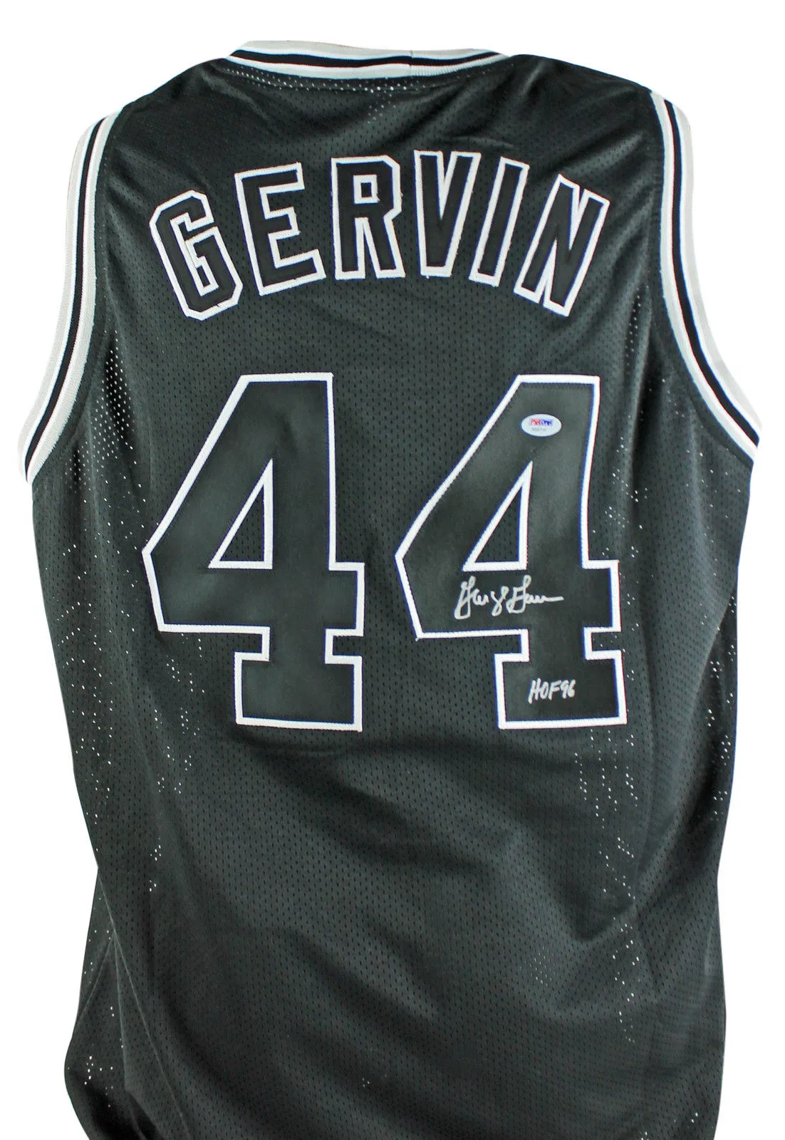 George Gervin Signed Autographed San Antonio Spurs Basketball Jersey (PSA/DNA COA)