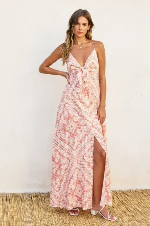 Ginger Checkered Maxi Dress
