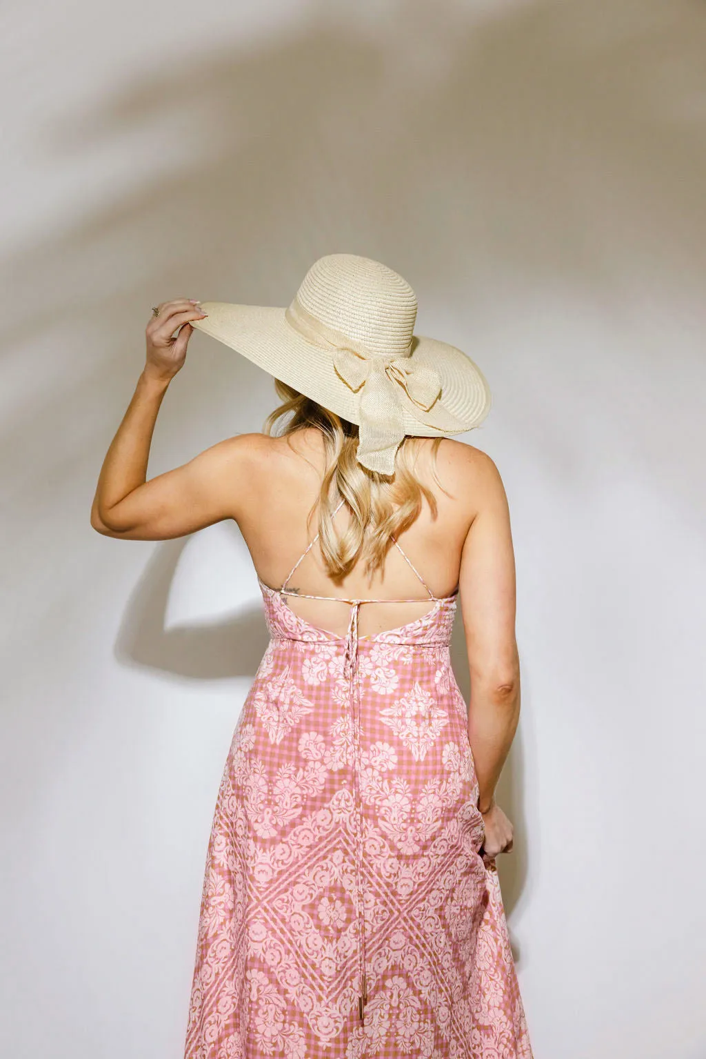 Ginger Checkered Maxi Dress