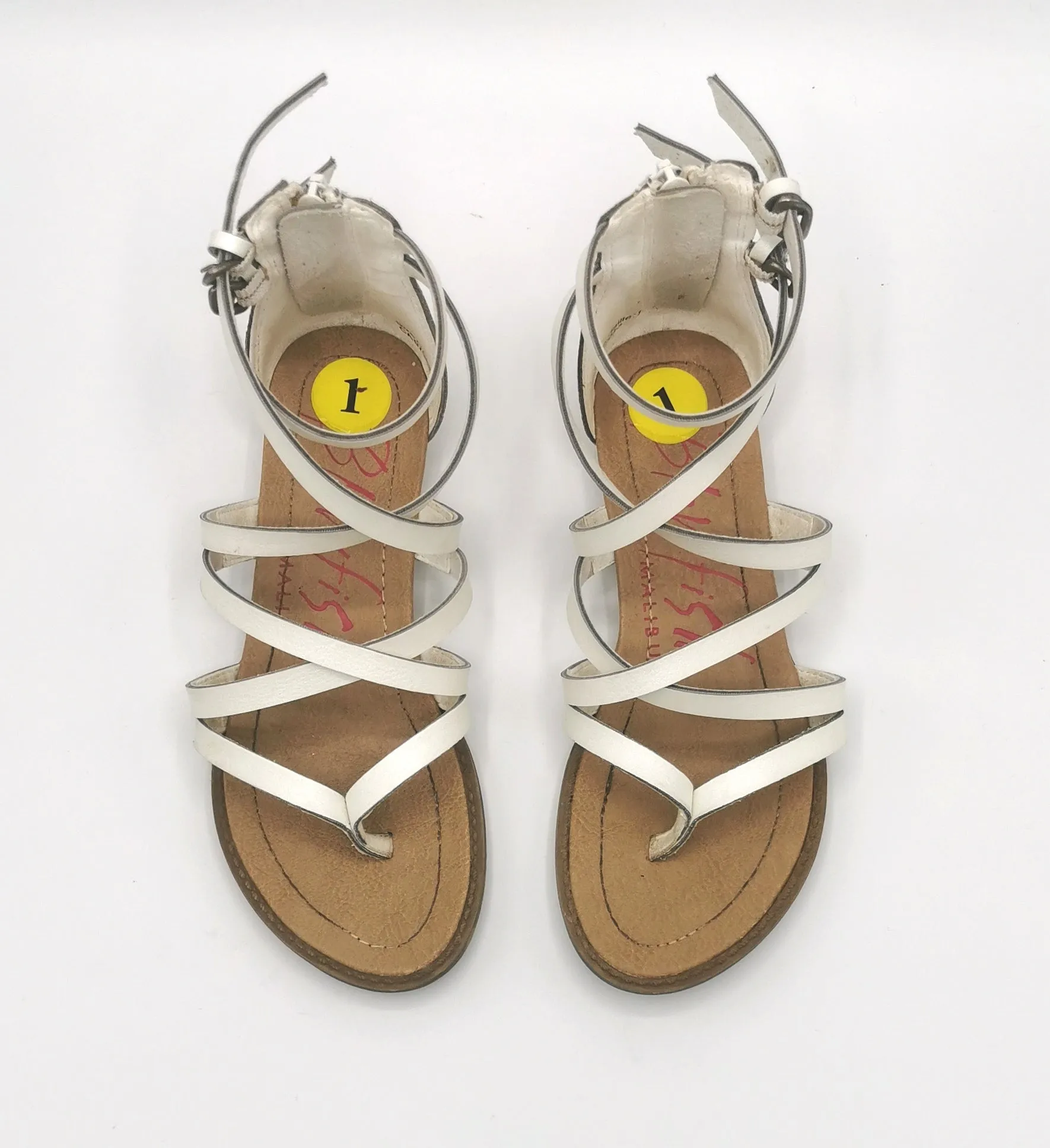 GIRL SIZE 1 YOUTH - BLOWFISH, Gladiator Sandals EUC B12