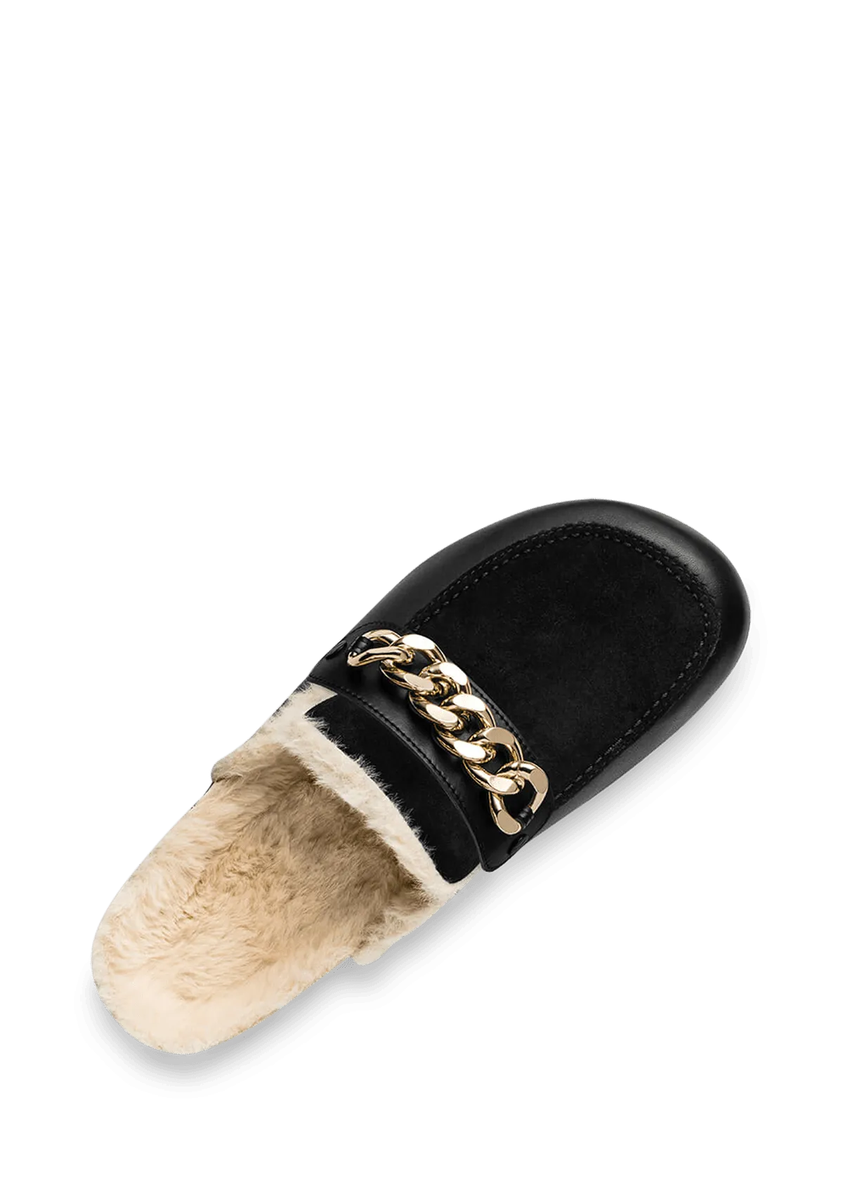 Gold Chain - Cloafer Fur Black