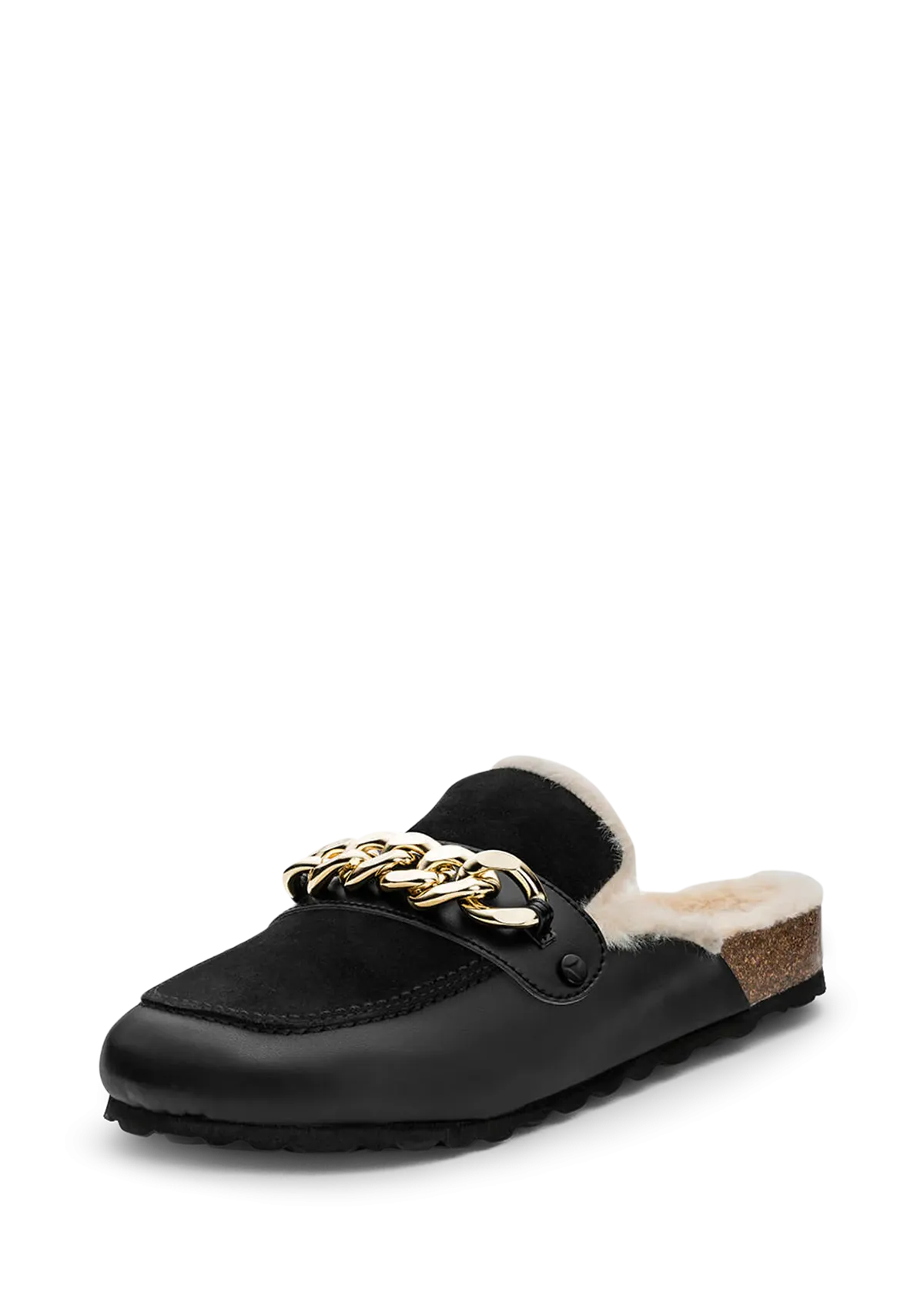 Gold Chain - Cloafer Fur Black