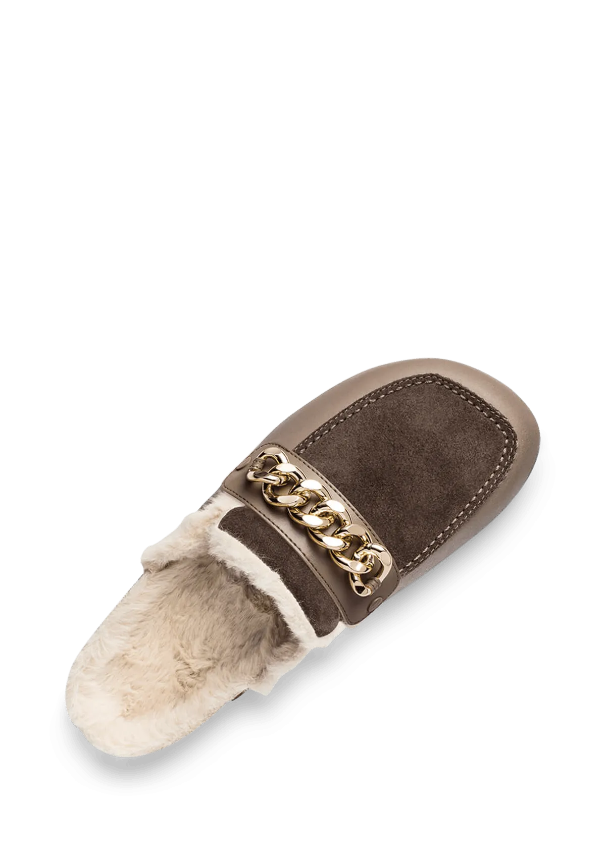 Gold Chain - Cloafer Fur Mocha
