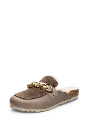 Gold Chain - Cloafer Fur Mocha