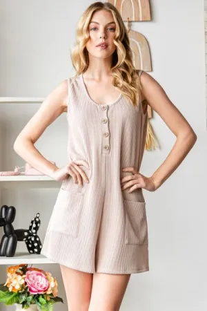Heimish Scoop Neck Wide Strap Romper