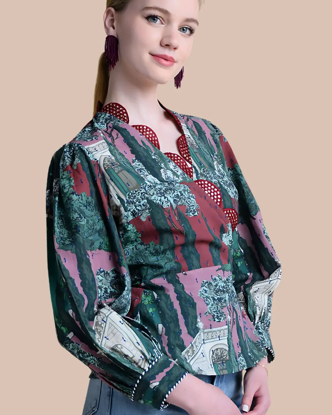 Helen Pink Top