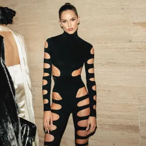 Hollow Out Asymmetric Hot Girl Set – Unleash Your Bold Side