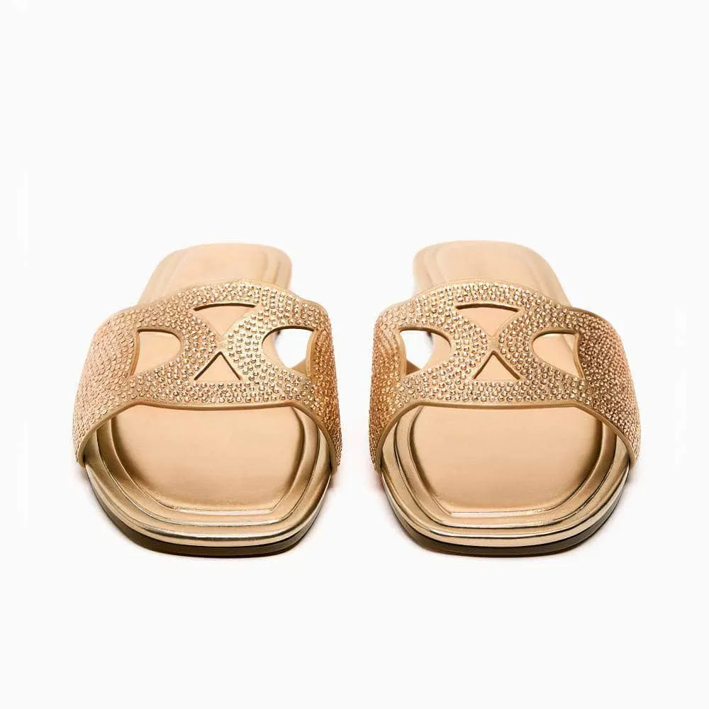 Interlocking Flat Padded Slippers