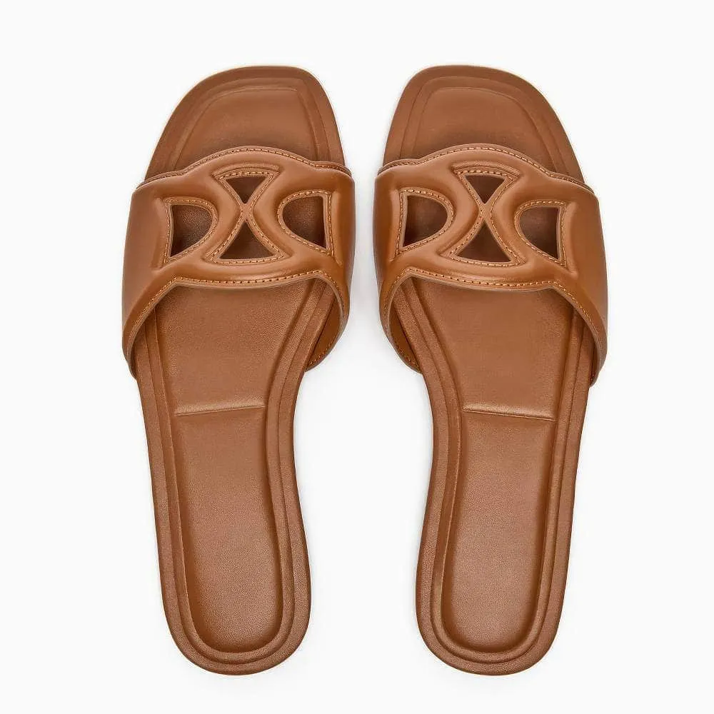 Interlocking Flat Padded Slippers