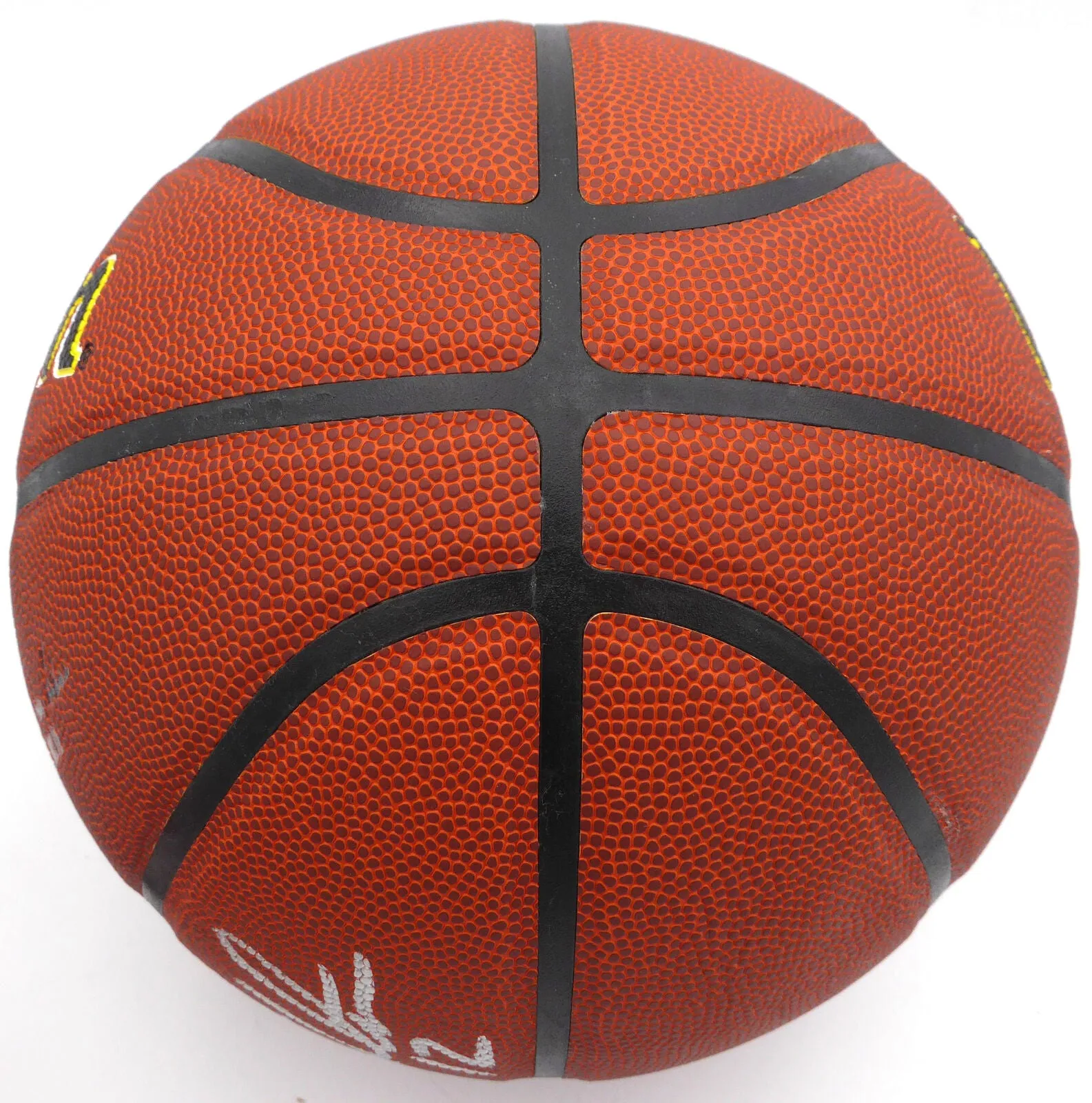 John Stockton Autographed Basketball Utah Jazz (Smudged) Beckett QR #1W271705