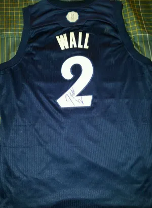 John Wall Signed Autographed Washington Wizards Basketball Jersey (JSA COA)