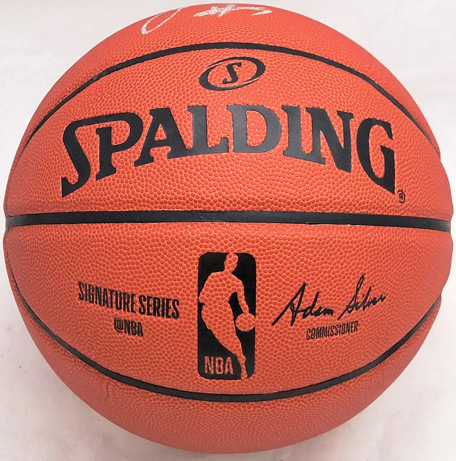 Jordan Poole Autographed Spalding Basketball Warriors (Smudge) Beckett