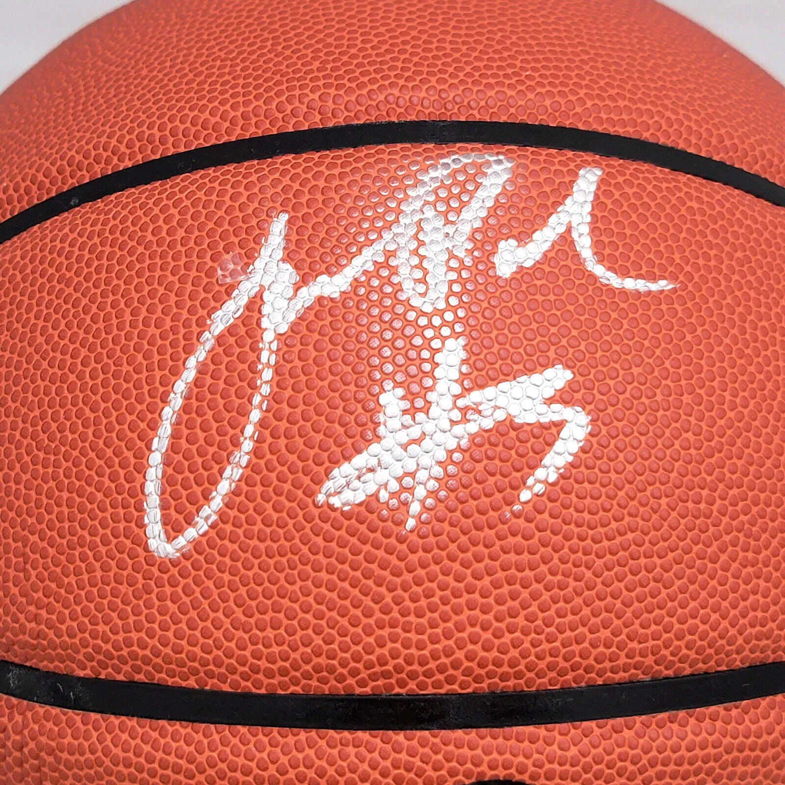 Jordan Poole Autographed Spalding Basketball Warriors (Smudge) Beckett