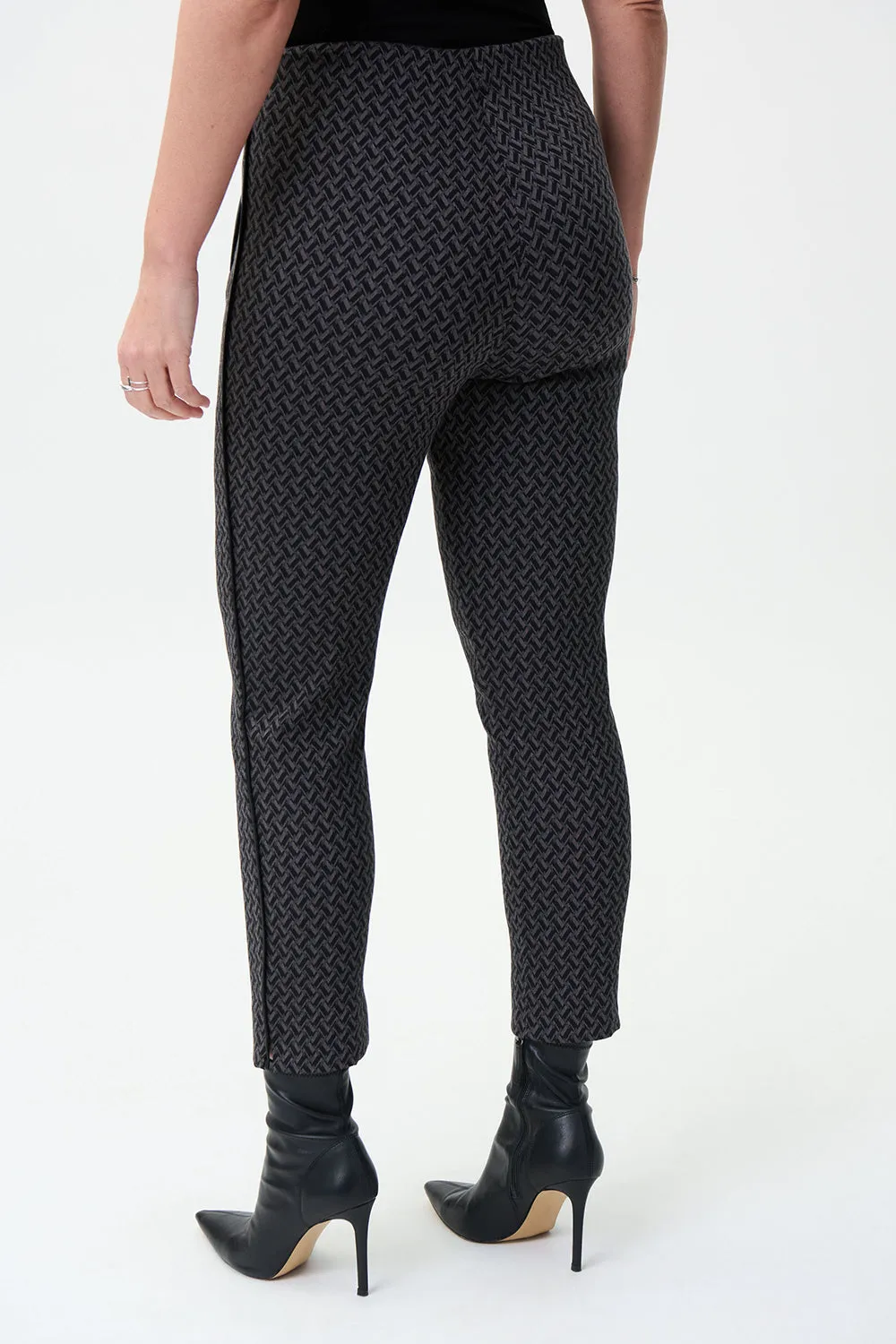 Joseph Ribkoff Textured Pant with Pocket Trim jr224114