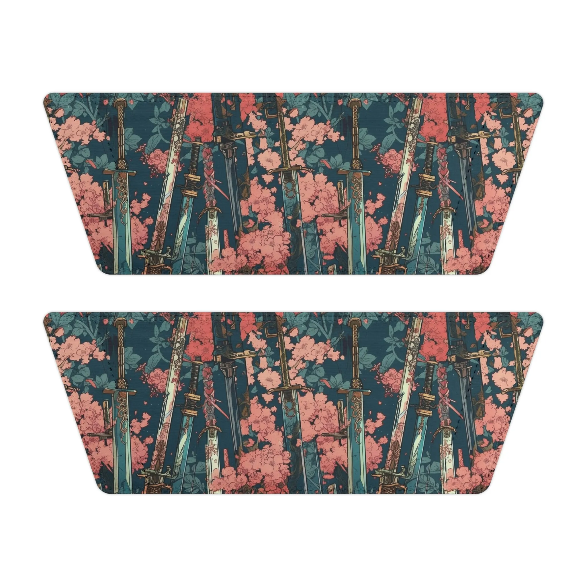 Katanas & Cherry Blossoms - Women's Removable-Strap Sandals