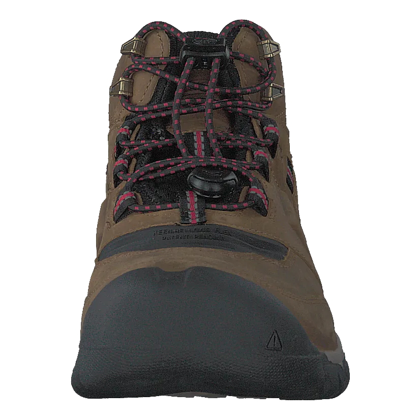 Ke Ridge Flex Mid Wp Bison-red Carpet