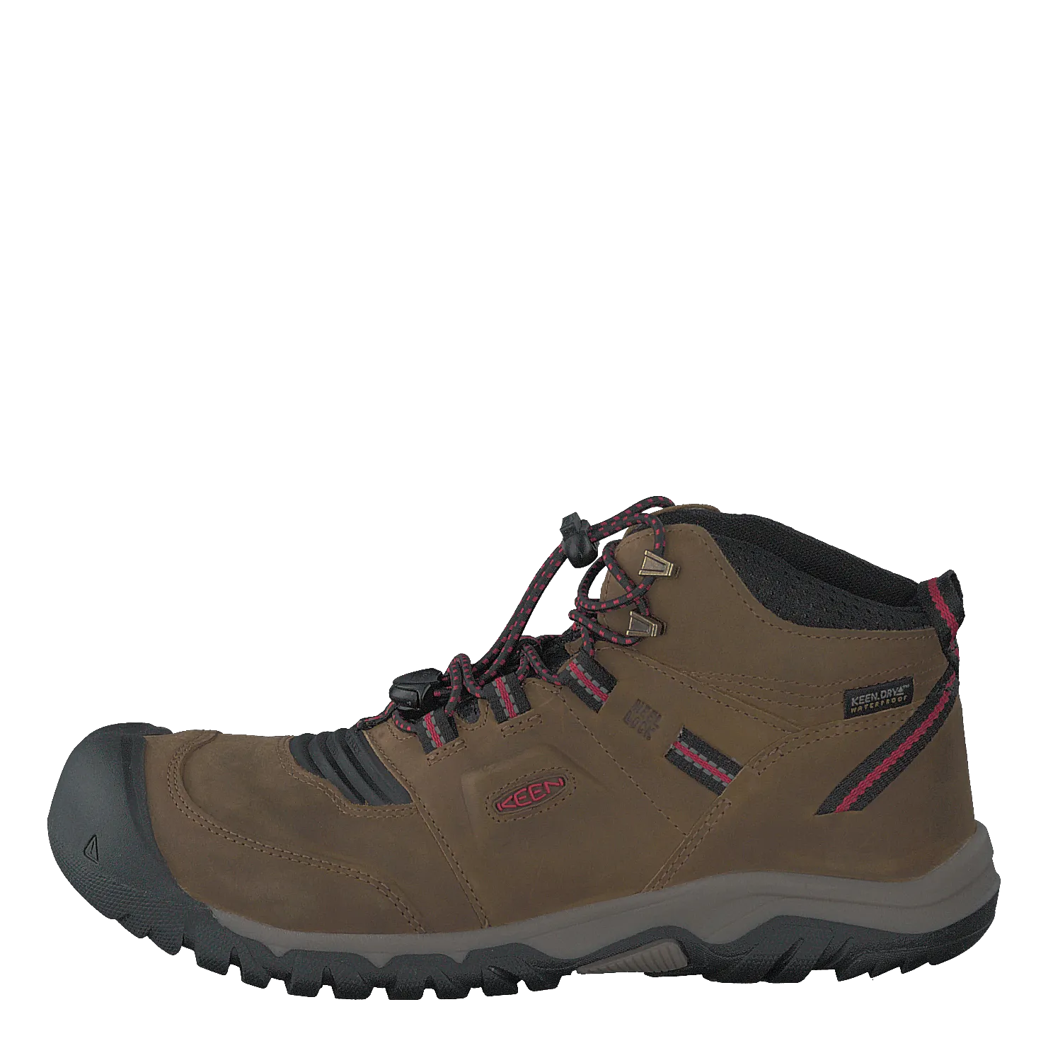 Ke Ridge Flex Mid Wp Bison-red Carpet