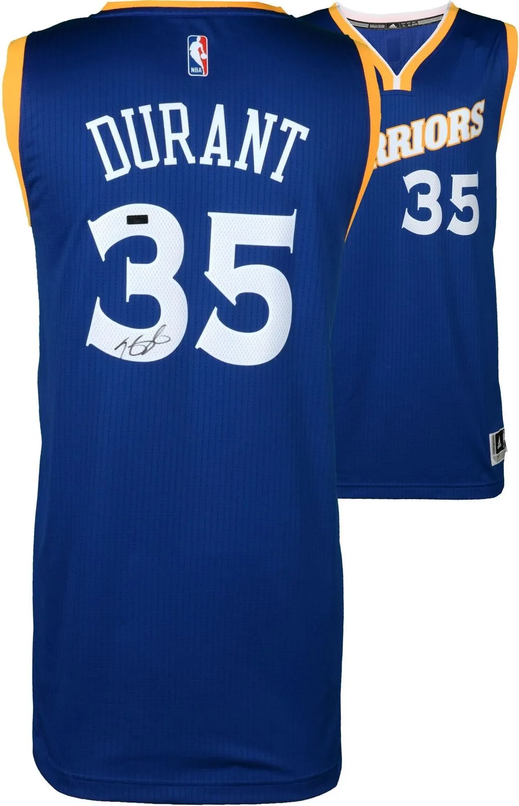 Kevin Durant Signed Autographed Golden State Warriors Basketball Jersey (Panini COA)